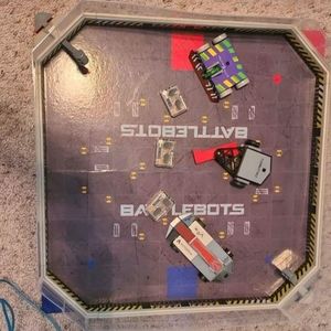 Battle bots arena with 3 bots